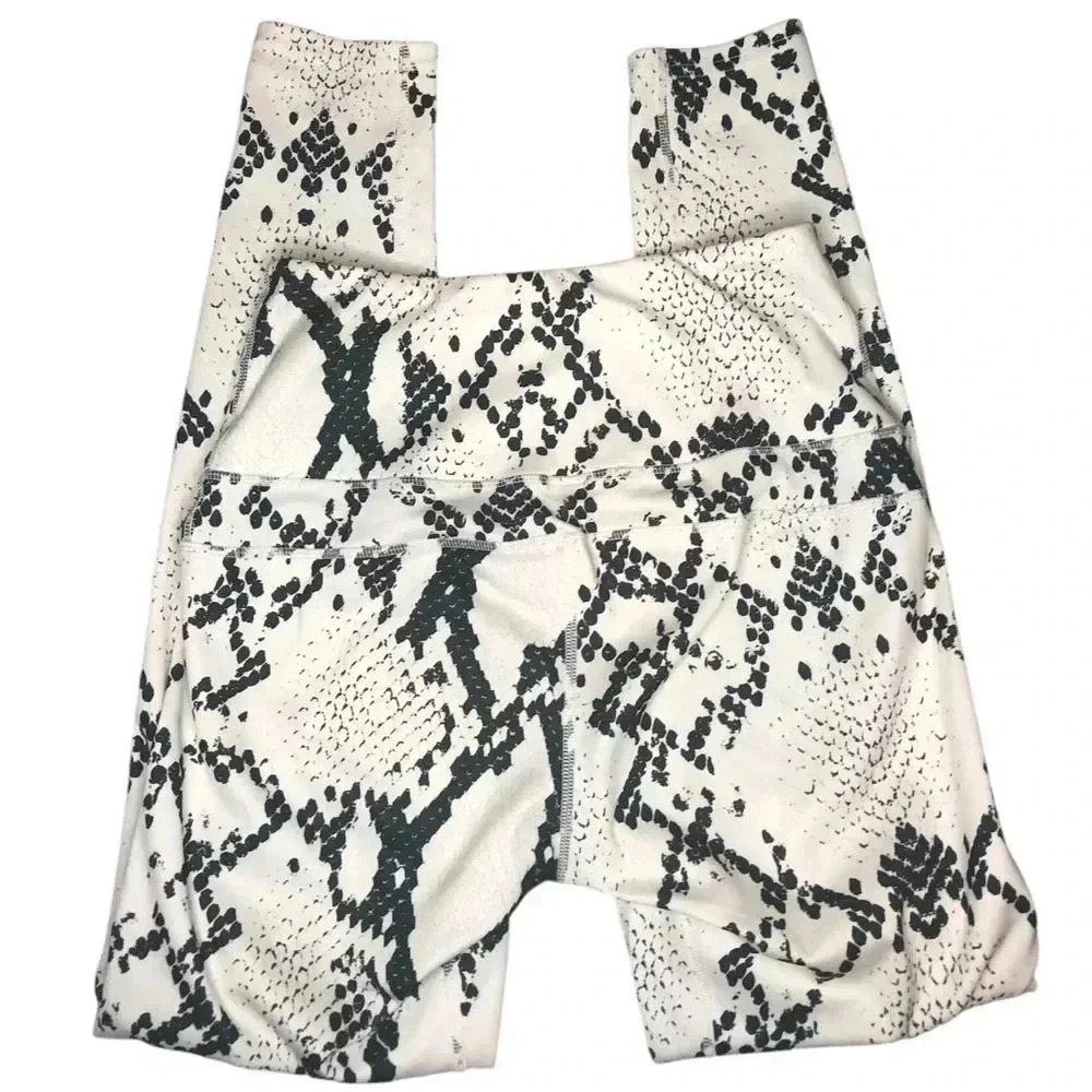 Savvi Fit Khali Python Snake Print 7/8 Leggings H… - image 3